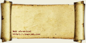 Andjelina Cerovac vizit kartica